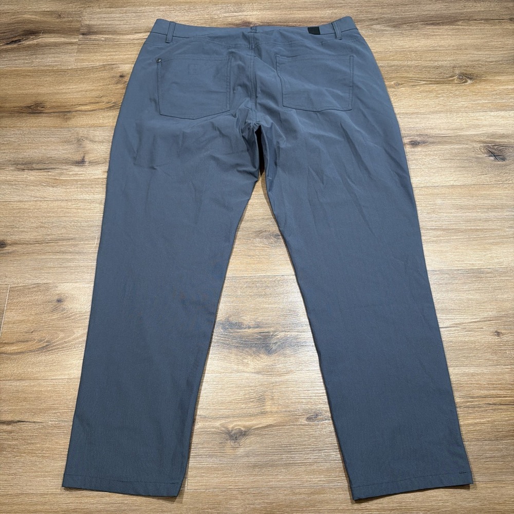 VUORI Meta Pant Men's 38 x 28" Charcoal Grey V430 Performance Athletic Chino - Picture 8 of 9